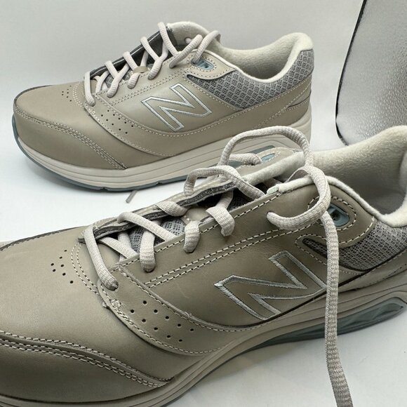 New! New Balance Greige Comfort Running Sneaker Gray Men's 8 EE Extra Wide $160 - Picture 7 of 8